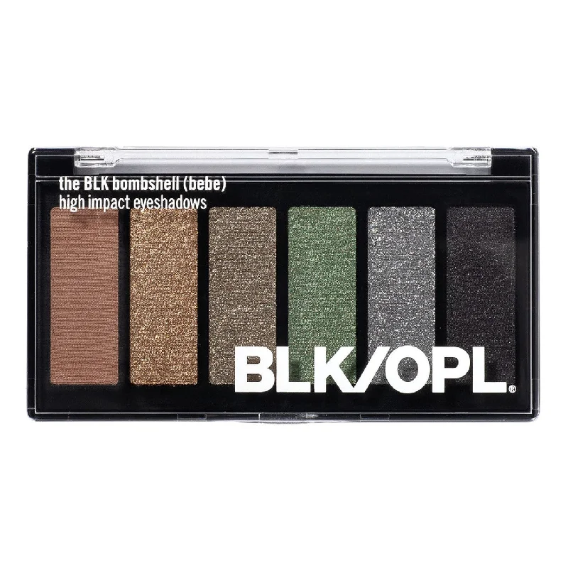 Eye shadow for elegant glamour palette-BLK Bombshell - 6 Well Eyeshadow Palette