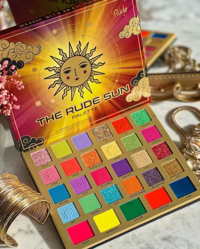 Eye shadow durable satin design-The Rude Sun Palette