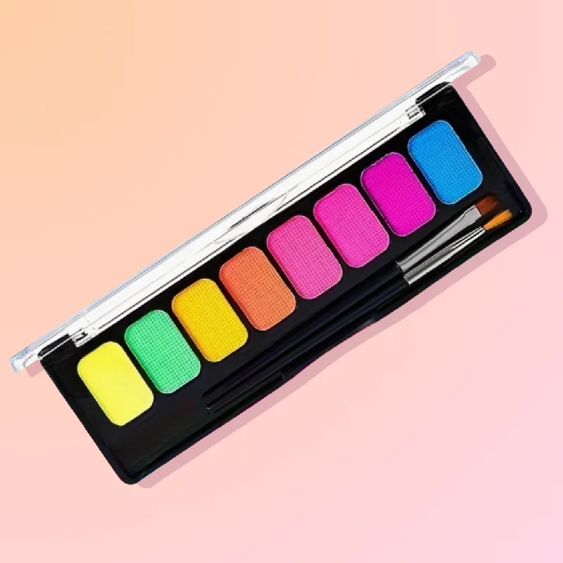 Eye shadow strong color palette-UV Neon Makeup Palette