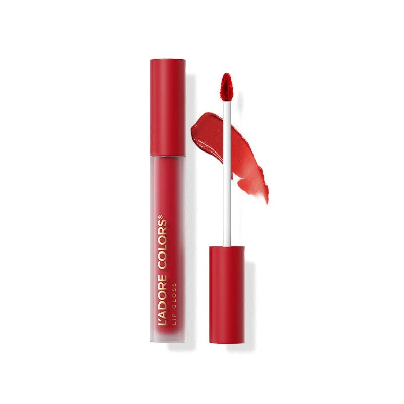 Lipstick with matte coverage-L'ADORE COLORS Velvet Lip Gloss