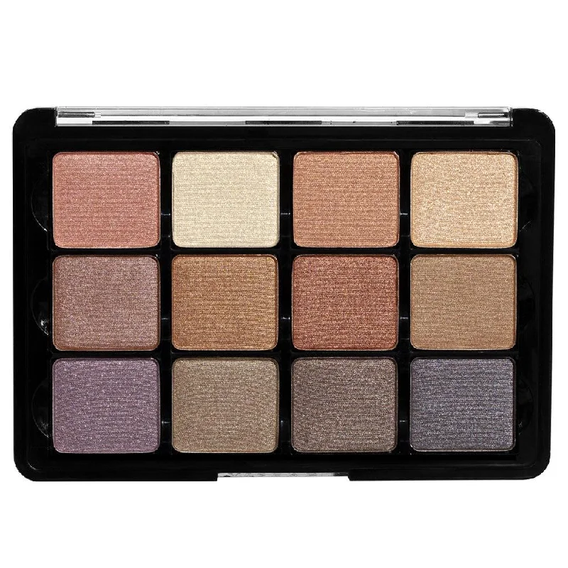 Eye shadow with warm shades-Viseart Paris Nudes 06 SlimPro Eyeshadow Palette