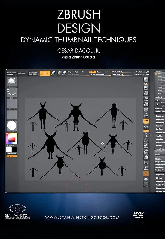 Nail Polish storage box-Stan Winston Studio Zbrush Design - Dynamic Thumbnail Techniques (DVD)