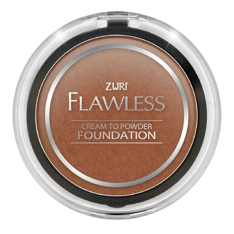 Liquid foundation with vegan ingredients-Zuri Flawless Cream to Powder Foundation