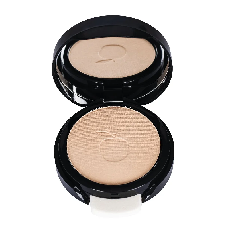 Pressed powder for morning routine-2-In-1 Pressed Powder and Foundation - Skargard-Light-Medium by Idun Minerals for Women - 0.27 oz Fou