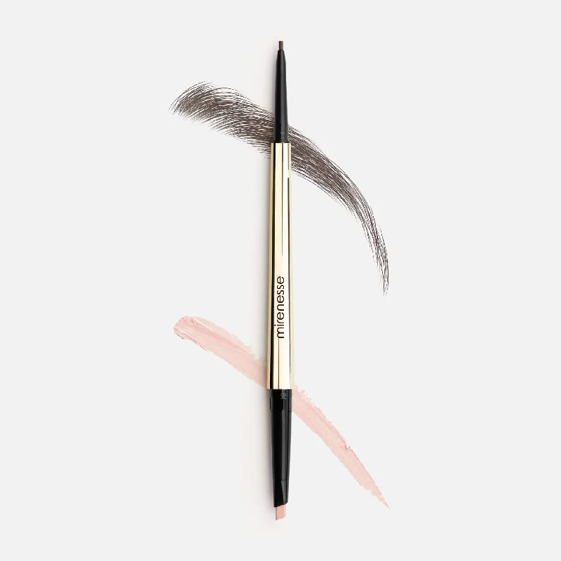 Eyebrow Pencil for travel makeup-All Day Micro Brow Pencil + Highlight Definer Crayon- Eyebrow