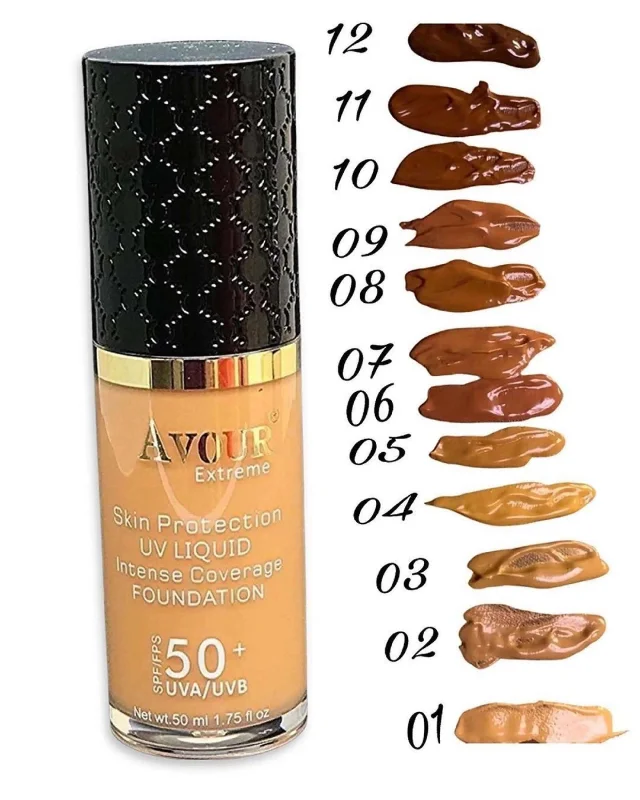 Liquid foundation for active mornings-Avour Extreme Liquid Foundation.