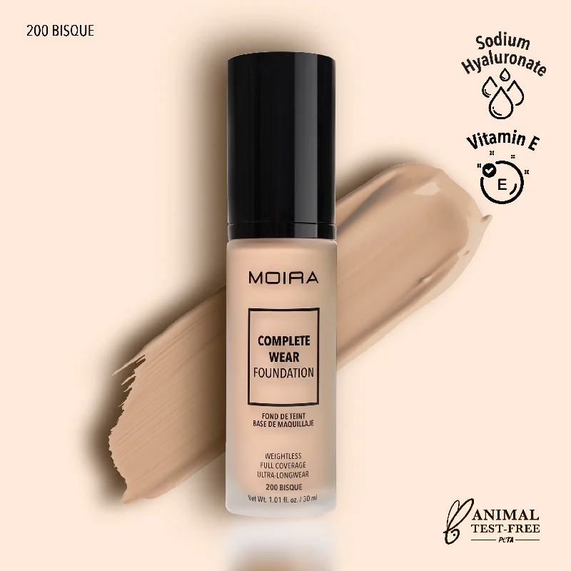 Liquid foundation for perfect coverage-Complete Wear™ Foundation (200, Bisque)