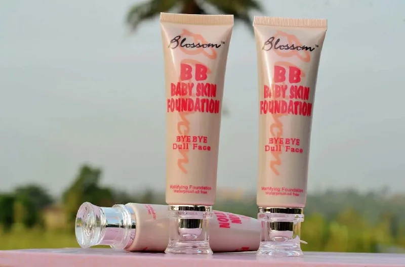 Liquid foundation for everyday coverage-Blossom BB Baby Skin Foundation