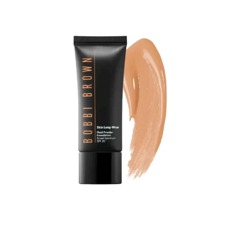 Liquid foundation with luminous coverage-Bobbi Brown Skin Long Wear Fluid Powder Foundation