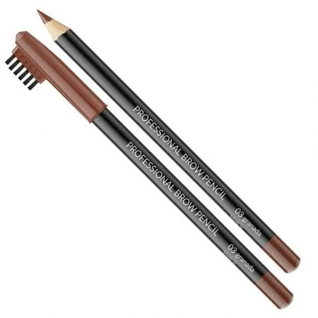 Eyebrow Pencil for snowy days-Vipera Waterproof Eyebrow pencil with a Brush - 03 Granada