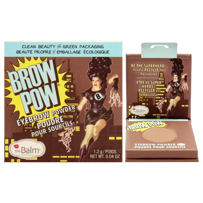 Eyebrow Pencil for bold makeup-Brow Pow Eyebrow Powder - Blonde by the Balm for Women - 0.04 oz Eyebrow