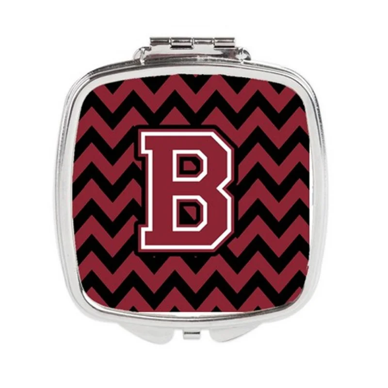 Mirror expensive-Carolines Treasures CJ1052-BSCM Letter B Chevron Garnet & Black Compact Mirror