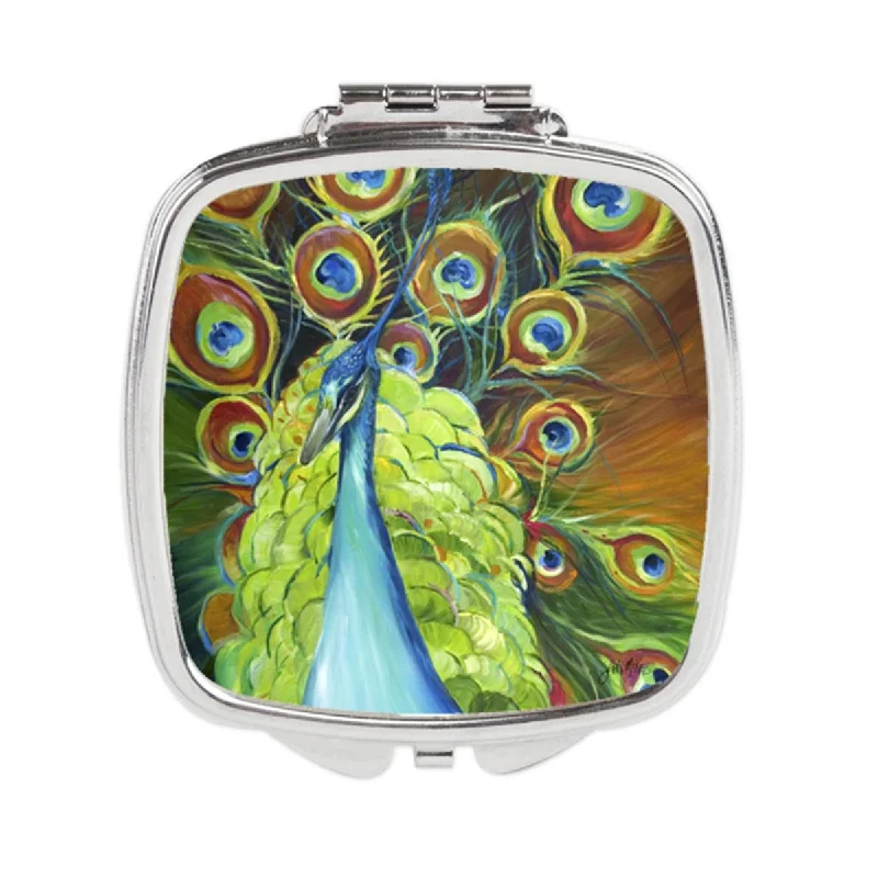 Mirror for dressing table-Carolines Treasures JMK1209SCM Peacock Compact Mirror