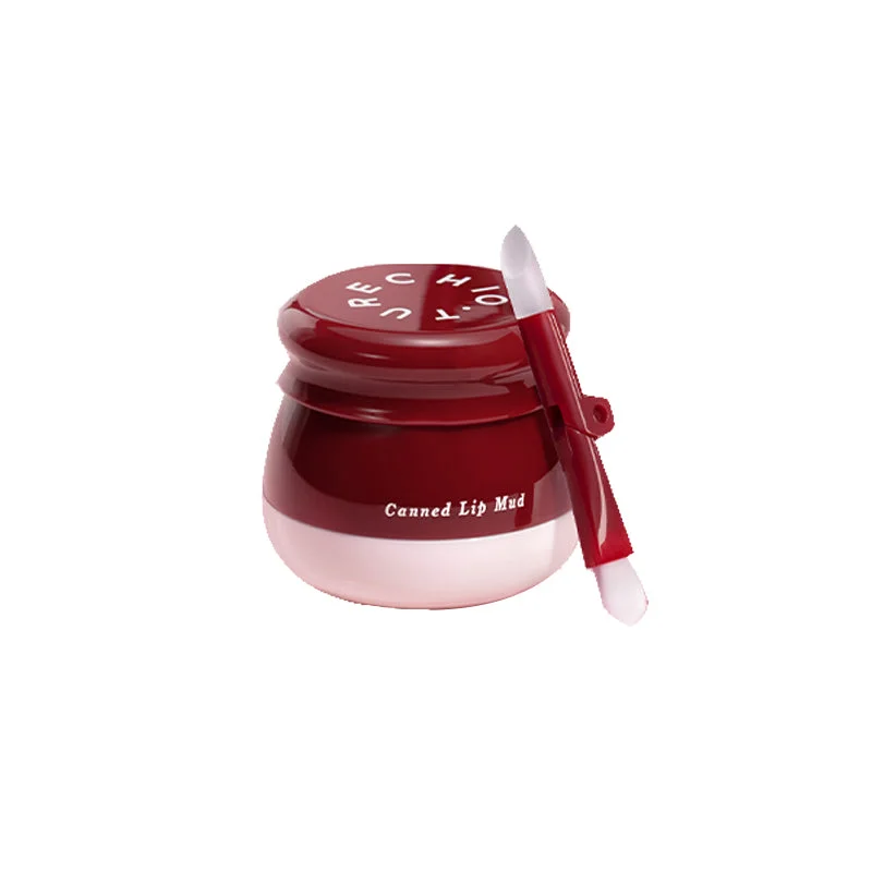 Best lipstick with bold reds-CHIOTURE Jar-Packaged Lip Mud & Cheek Dual-Use Matte Lip Gloss