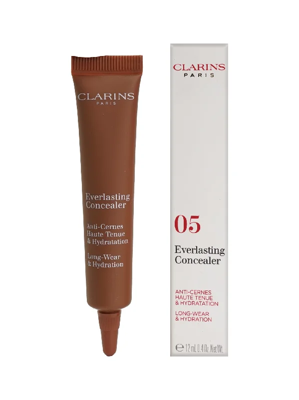 Concealer for long-wear makeup concealing effect-Clarins Everlasting Concealer Long Wear & Hydrating 05 Very Deep 0.4 OZ