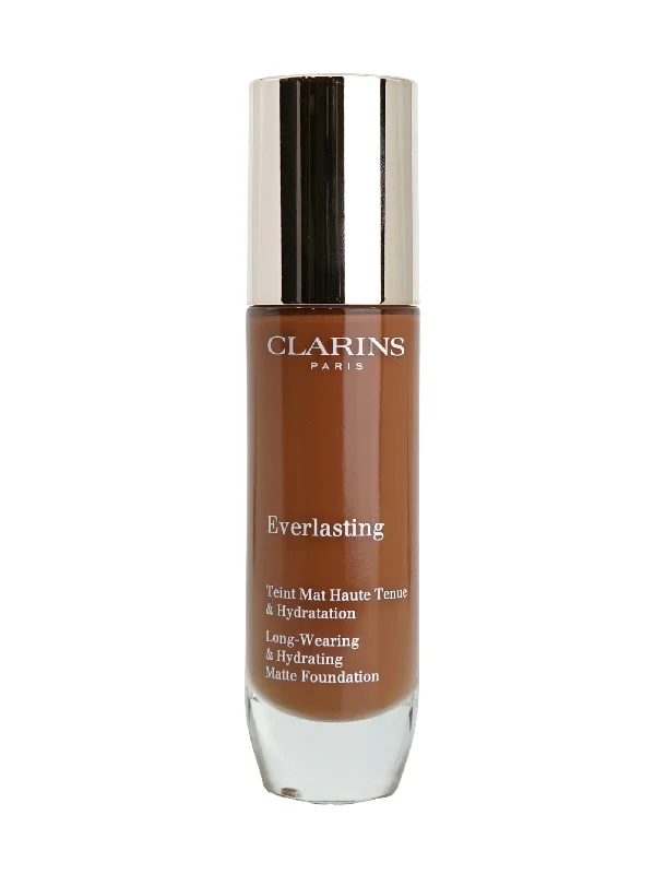 Liquid foundation with oil-control formula-Clarins Everlasting Matte Foundation 119W Mocha 1 OZ