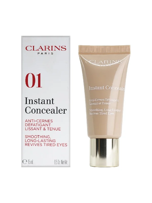 Concealer for neutral undertone concealing effect-Clarins Instant Concealer 01 All Skin Types 0.5 OZ