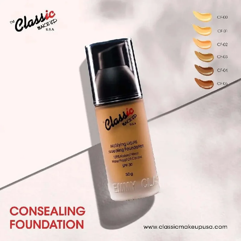 Liquid foundation with soft feel-Classic Consealing Foundation