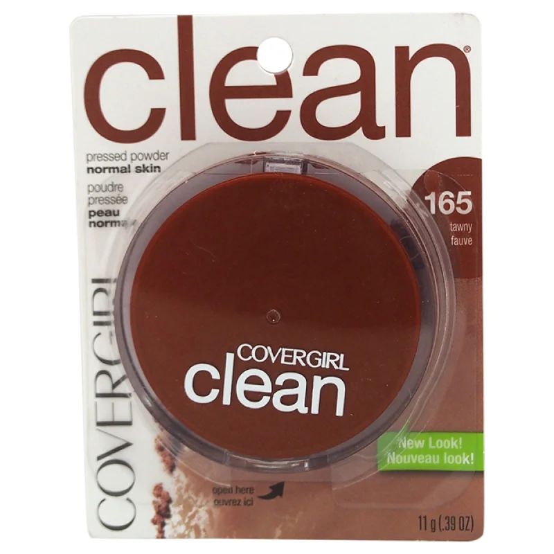 Pressed powder for SPF 15-Clean Pressed Powder - 165 Tawny by CoverGirl for Women - 0.39 oz Powder