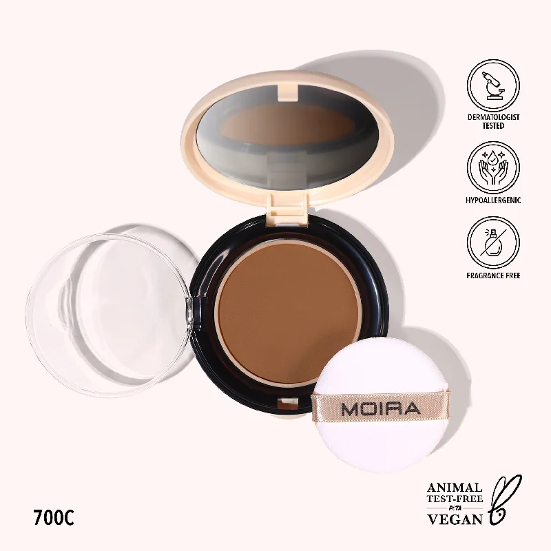 Liquid foundation with water-proof finish-Complete Wear™ Powder Foundation (700C)