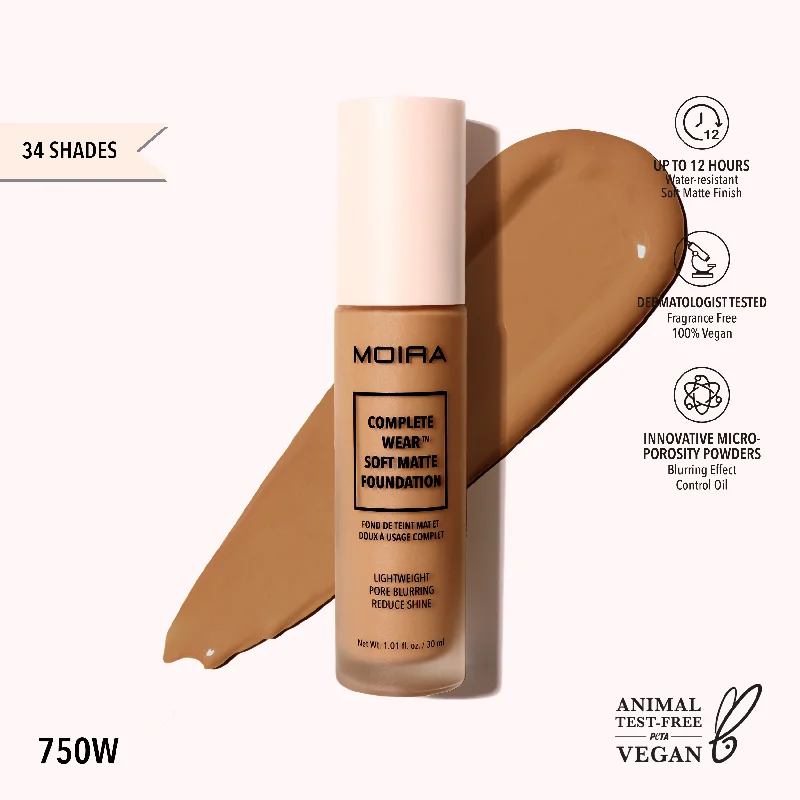 Liquid foundation with balanced coverage-Complete Wear™ Soft Matte Foundation (750W)