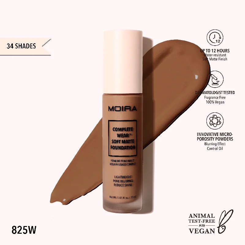 Liquid foundation for senior skin-Complete Wear™ Soft Matte Foundation (825W)