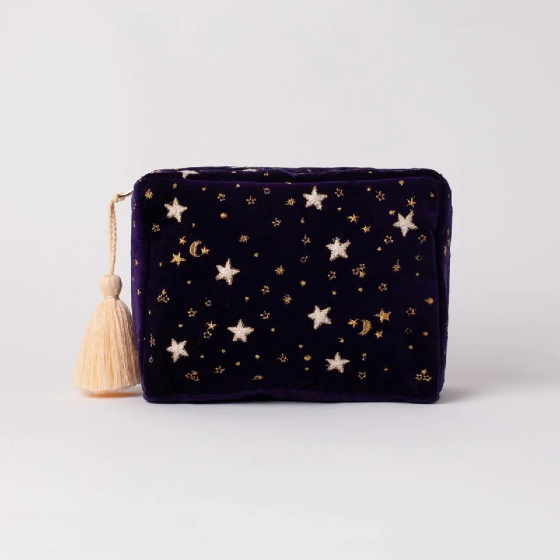 Cosmetic bag with makeup pouches-Constellations Wash Bag