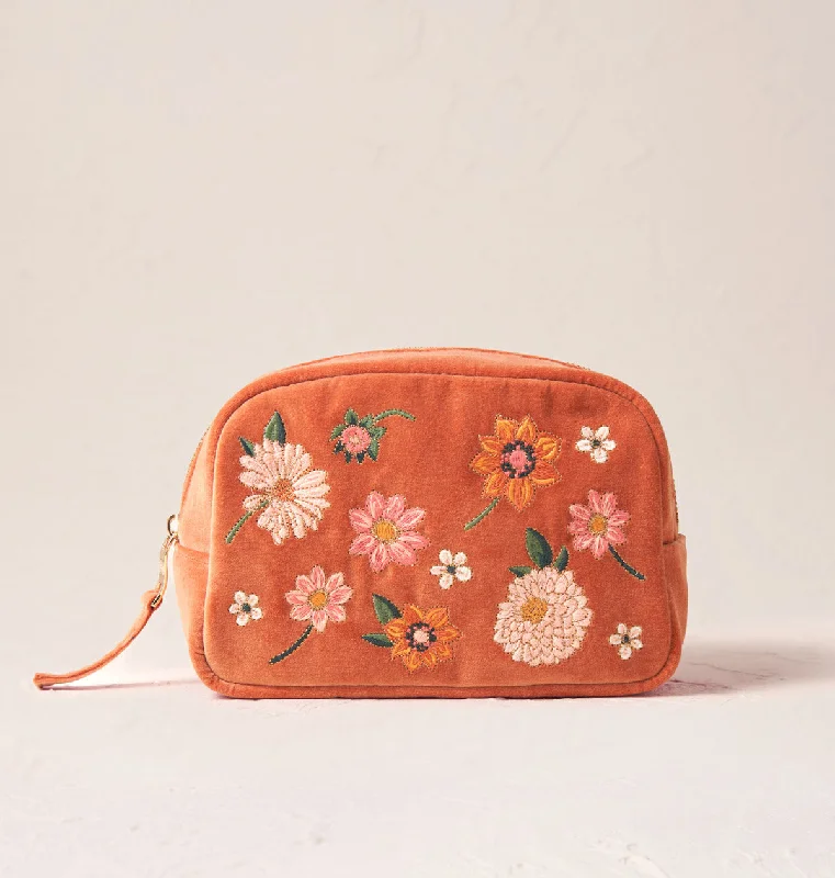 Cosmetic bag for daily leather-Kate Spiers Dahlia Makeup Bag