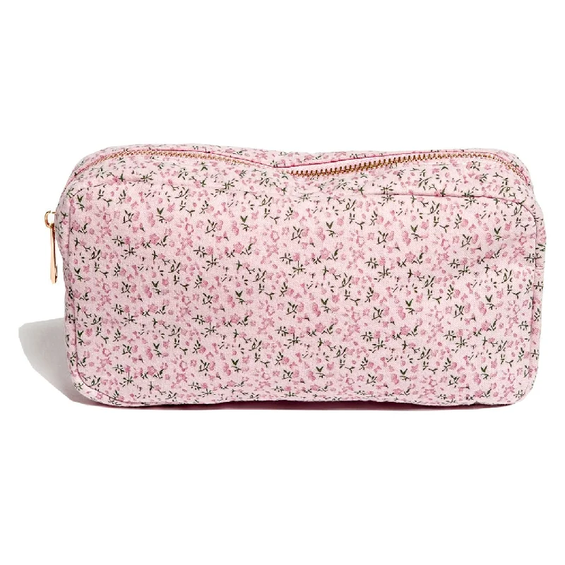 Cosmetic bag soft slots-Ditsy Floral Cosmetic Bag