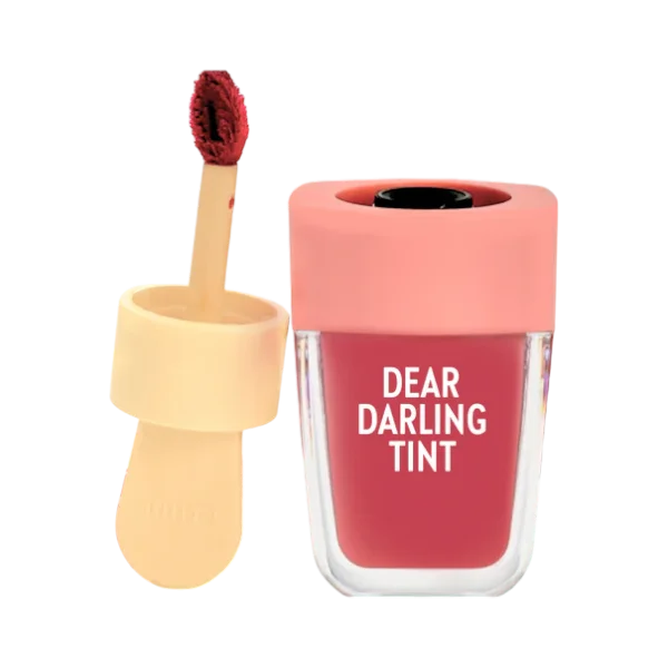 Hydrating lipstick with matte-Dear Darling Water Gel Ice Cream Tint PK004 (Red Bean Red)