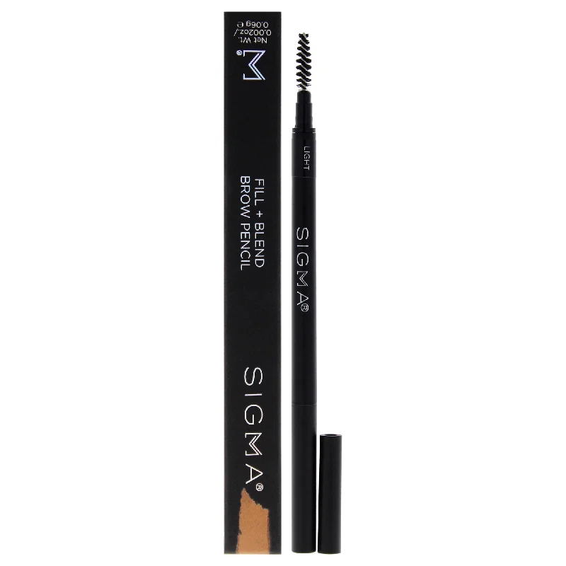 Eyebrow Pencil with ultra-light build-Fill Plus Blend Brow Pencil - Light by SIGMA for Women - 0.002 oz Eyebrow Pencil