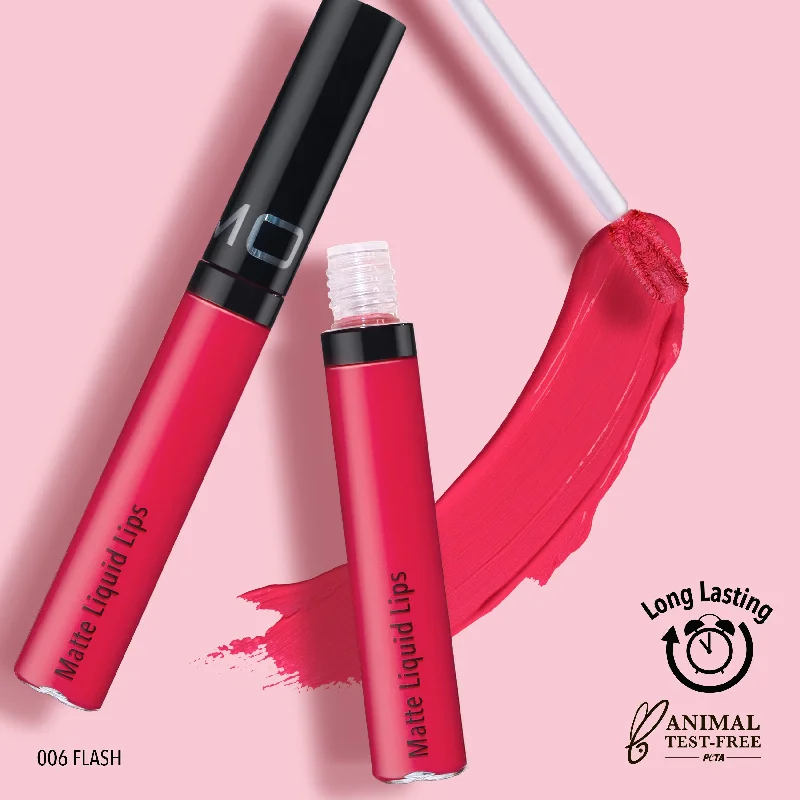 Best lipstick for coral hues-Matte Liquid Lips (006, Flash)