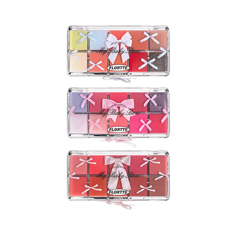 Essential lipstick for bridal looks-FLORTTE Princess Heart Series Ten-Color Lip Tint Palette