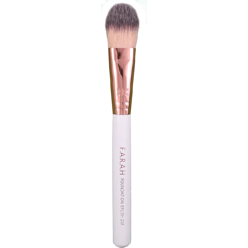 Liquid foundation for night texture-Foundation Brush "Rose Gold Collection" 20F