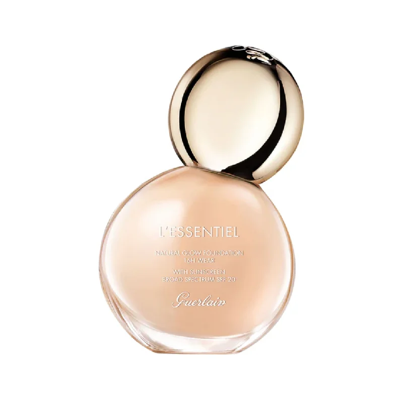 Liquid foundation with dewy finish-GUERLAIN L Essentiel Natural Glow Foundation