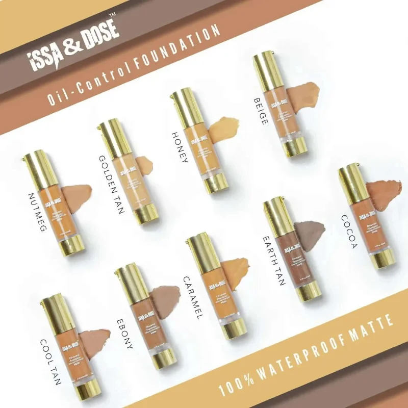 Liquid foundation for quick looks-Issa & Dose Oil Control Foundation