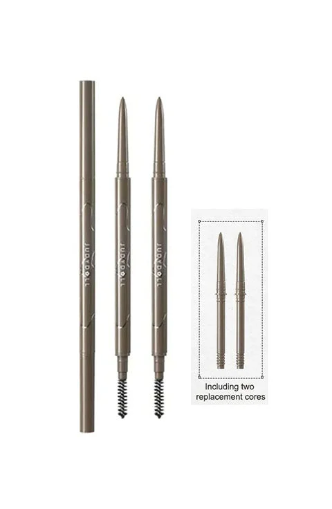 Eyebrow Pencil for urban makeup-[JUDYDOLL] Ultra-Fine Eyebrow Pencil(1Pcs + 2Refill)-3Color