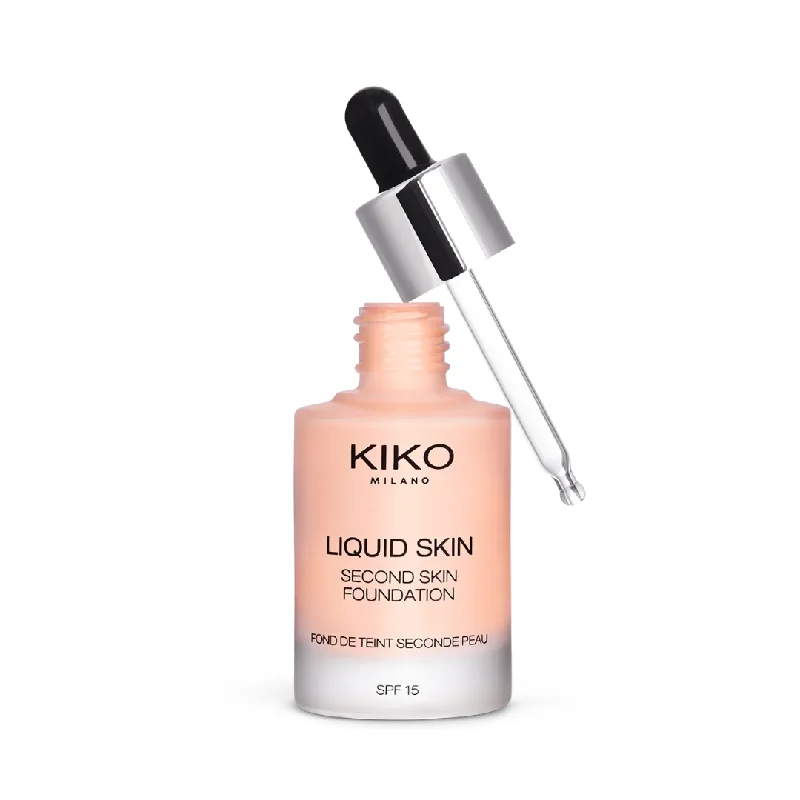 Liquid foundation for medium finish-Kiko Milano Liquid Skin Foundation