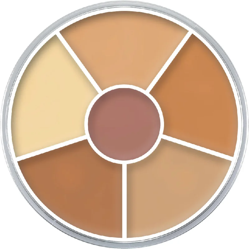 Concealer for daytime makeup concealing effect-kryolan concealer circle 6 color n 2