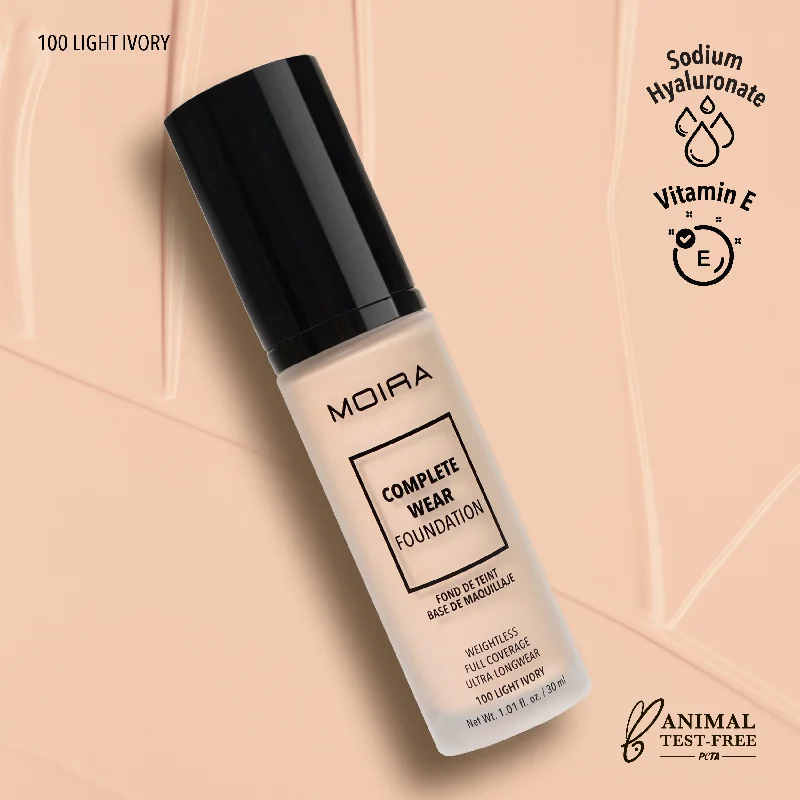 Liquid foundation for wedding looks-Complete Wear™ Foundation (100, Light Ivory)