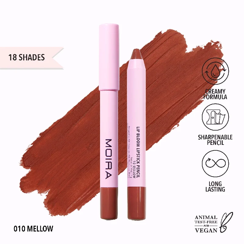 Lightweight lipstick with matte-Lip Bloom Lipstick Pencil (010, Mellow)