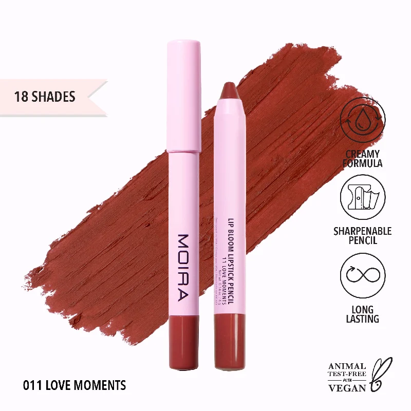 Best lipstick for orange hues-Lip Bloom Lipstick Pencil (011, Love Moments)