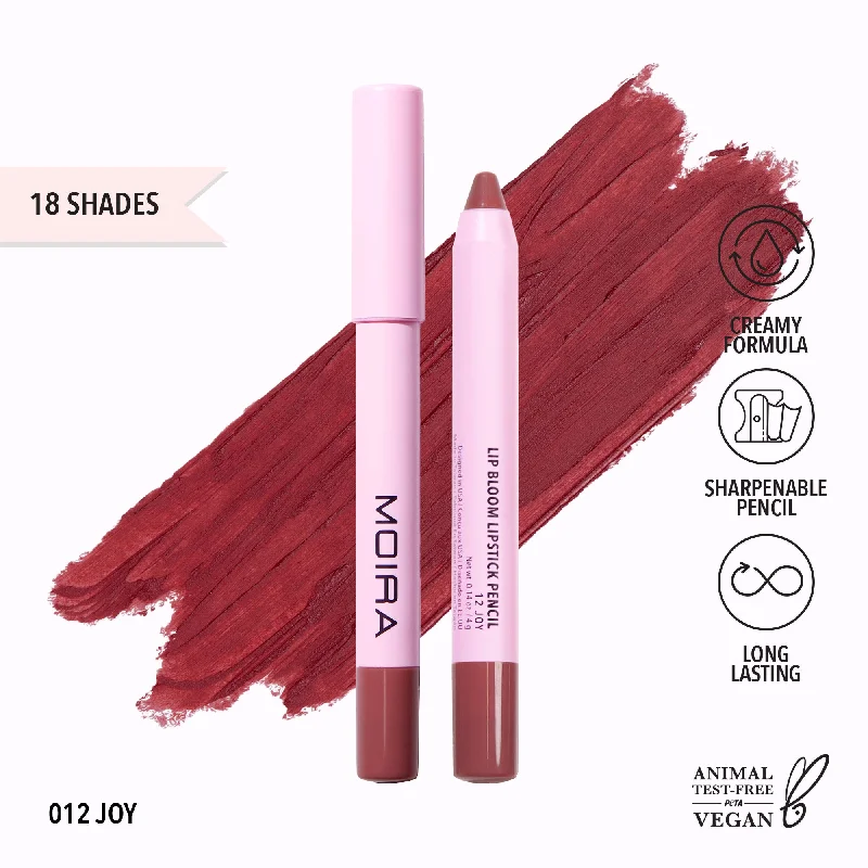 Affordable lipstick with glossy look-Lip Bloom Lipstick Pencil (012, Joy)