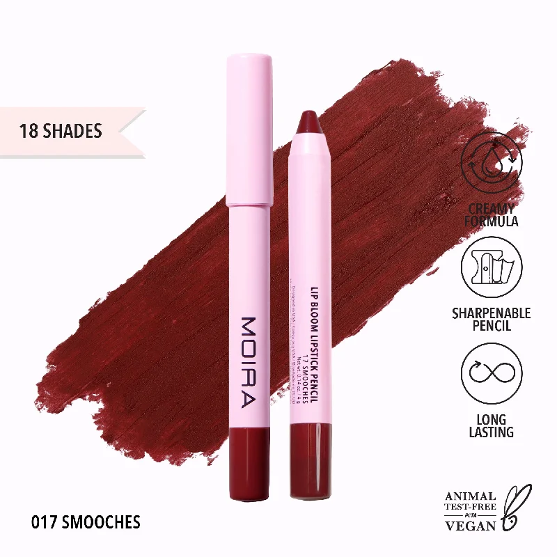 Cheap lipstick with durability-Lip Bloom Lipstick Pencil (017, Smooches)