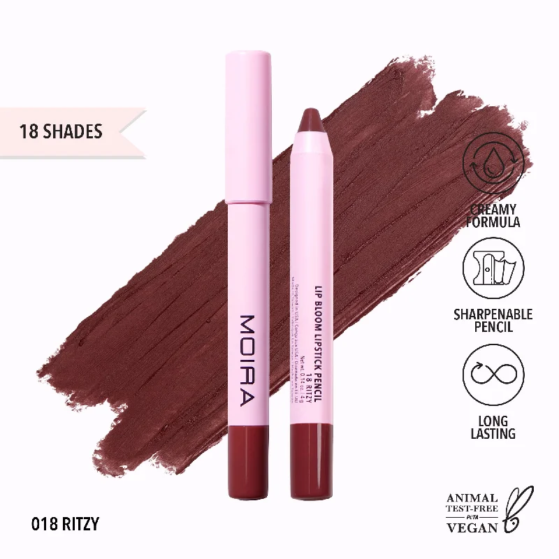 Essential lipstick for casual wear-Lip Bloom Lipstick Pencil (018, Ritzy)