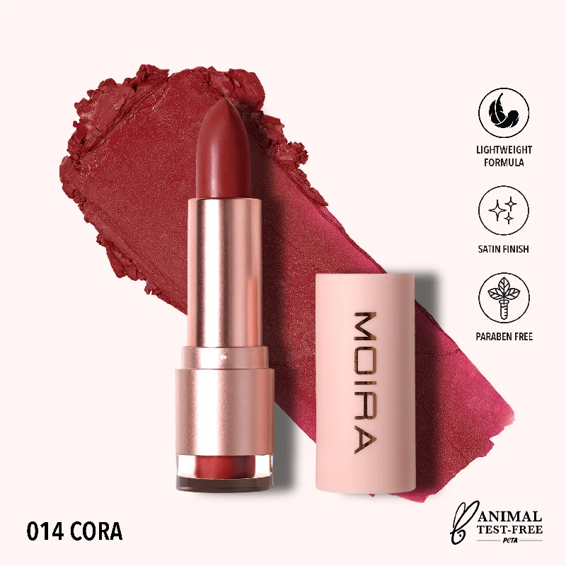 Creamy lipstick for smooth application-Lip Goddess Lipstick (014, Cora)