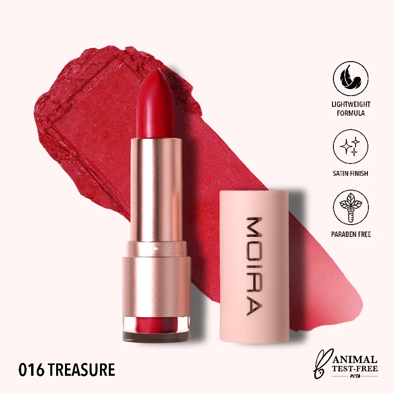 Cheap lipstick with long lasting-Lip Goddess Lipstick (016, Treasure)