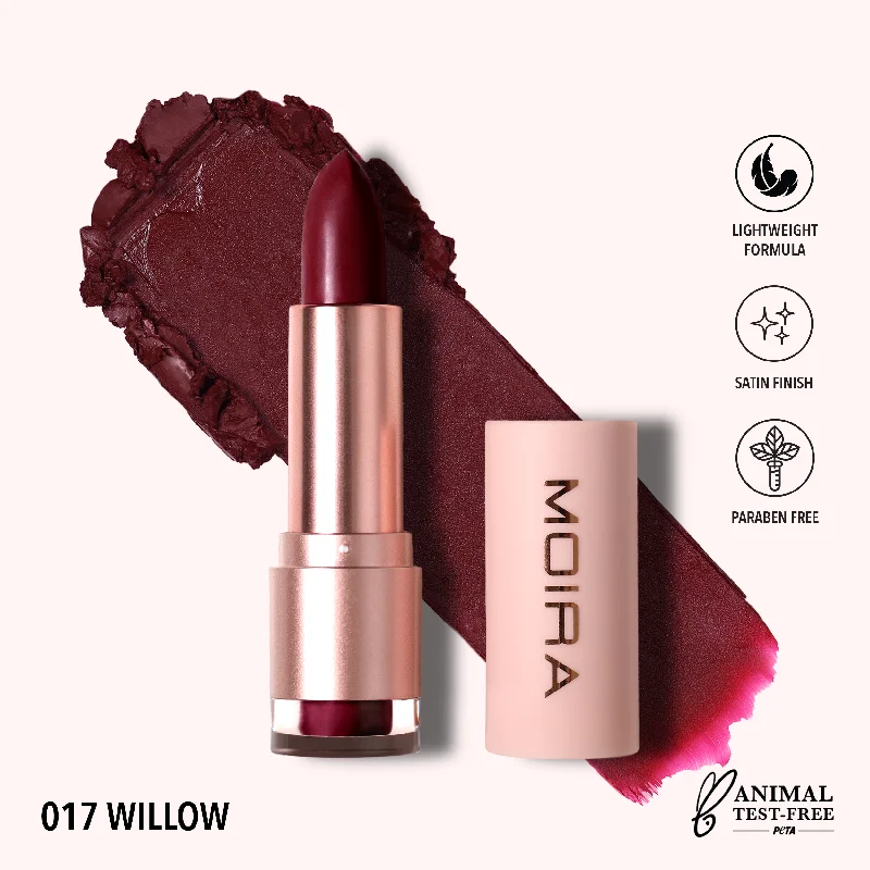 Essential lipstick for bridal makeup-Lip Goddess Lipstick (017, Willow)