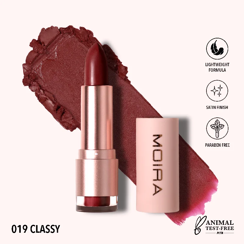 Moisturizing lipstick for dry lips-Lip Goddess Lipstick (019, Classy)