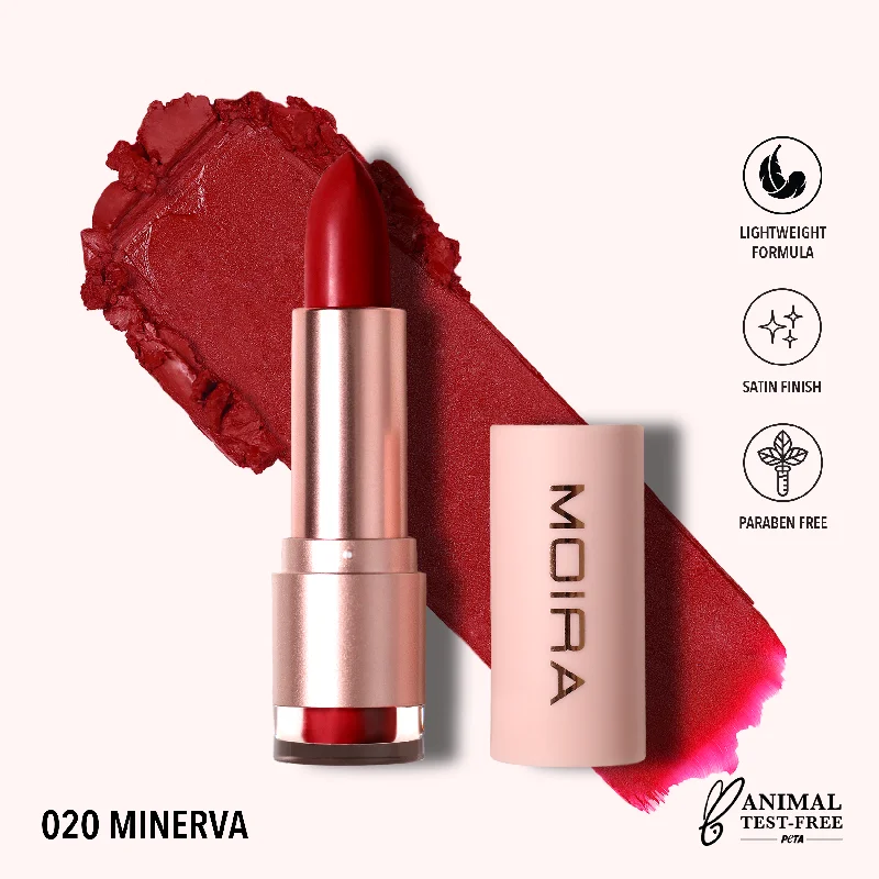 How to apply lipstick for pros-Lip Goddess Lipstick (020, Minerva)